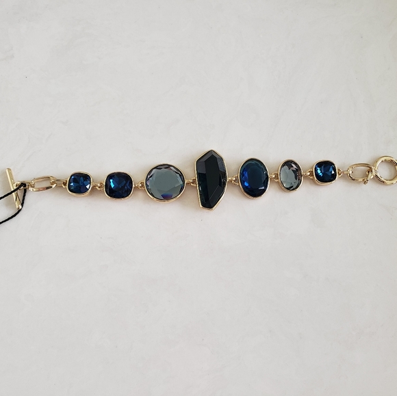 White House Black Market Mixed Blue  Bracelet NWT - Picture 3 of 5